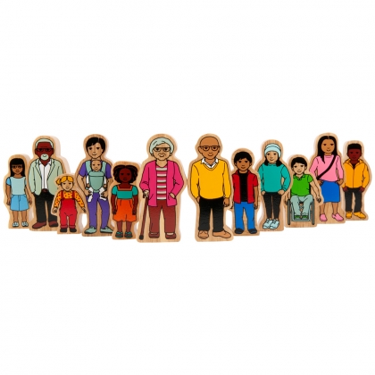 Wooden community playset - 12 people