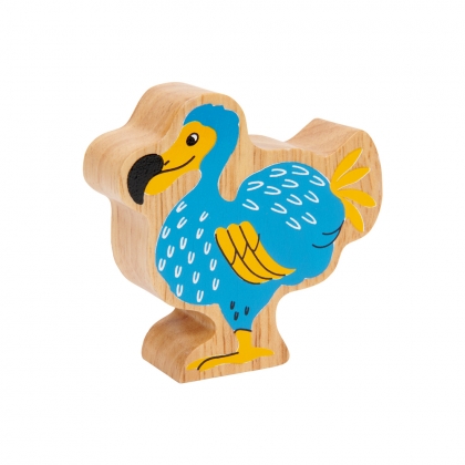Wooden blue dodo toy
