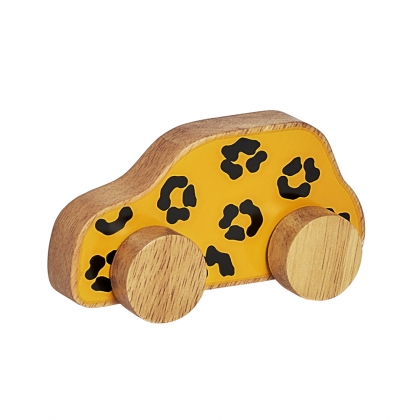 Leopard print car push along Leopard print car push along