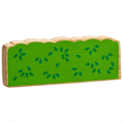Wooden green hedge/crop toy
