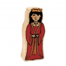 Wooden red queen toy