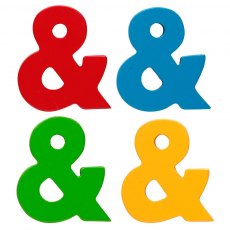Wooden animal letter ampersand