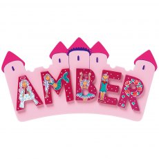 Wooden pink fairytale letter R