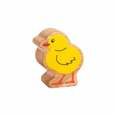 Wooden yellow chick toy