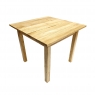 Childrens table in situ made from FSC rubber wood