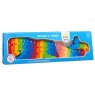 Twenty six piece chunky wooden rainbow whale a-z jigsaw in cardboard boxed packaging