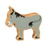 Wooden grey donkey toy