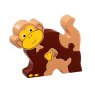 Wooden monkey & baby jigsaw puzzle