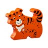 Wooden tiger & cub jigsaw puzzle
