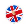 Union Jack wooden spinning top