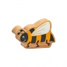 Wooden black & yellow bee toy