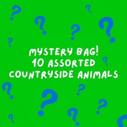 Mystery bag - 10 assorted countryside animals *Imperfect*