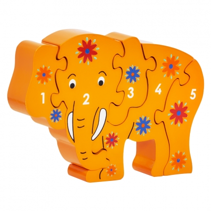 Yellow elephant 1-5 jigsaw - 30th Birthday Limited Edition