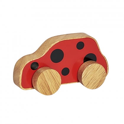 Ladybird print car push along Ladybird print car push along