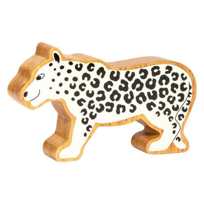 Wooden white snow leopard Wooden white snow leopard