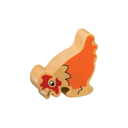 Wooden orange hen toy Wooden orange hen toy