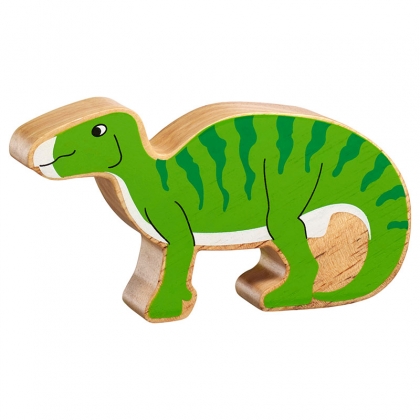 Wooden green iguanodon toy Wooden green iguanodon toy