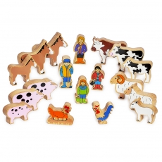 Farmyard families playset - 19 figures in bag