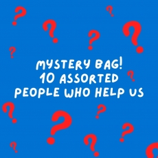 Mystery bag - 10 assorted people who help us figures *Imperfect*