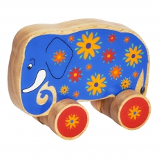 Blue elephant push along - 30th Birthday Limited Edition