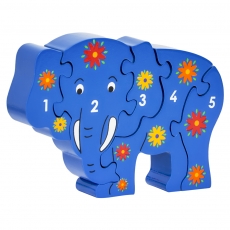 Blue elephant 1-5 jigsaw - 30th Birthday Limited Edition