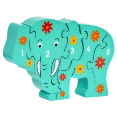 Green elephant 1-5 jigsaw - 30th Birthday Limited Edition