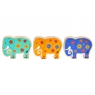 Lanka Kade Toys Natural blue elephant - 30th Birthday Limited Edition