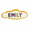 Lanka Kade Toys Yellow cloud name plaque - large