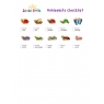 Lanka Kade Toys Character checklist - colourful animals